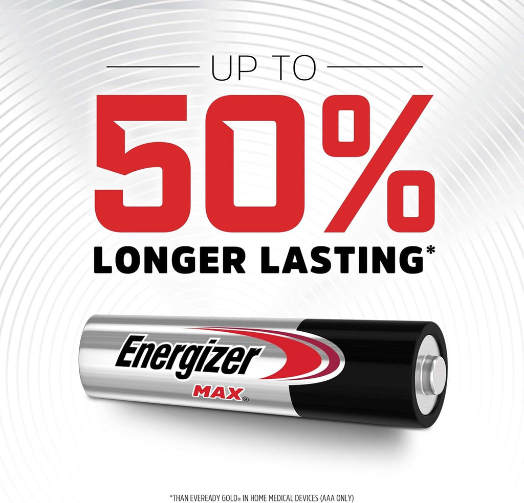 AAA Batteries, 48 Count -  MAX Premium Alkaline Triple a Battery